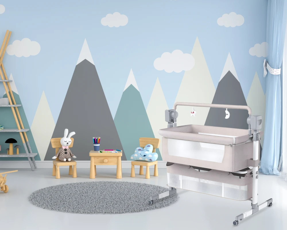 bassinet that moves side to side